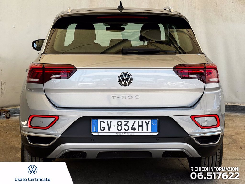 VOLKSWAGEN T-roc 1.0 tsi style 110cv