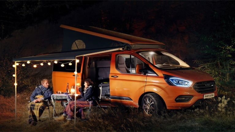 Ford Nugget Camping